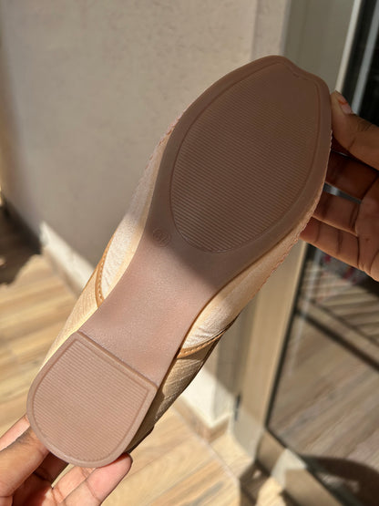 Baby Pink Sequence Jutti