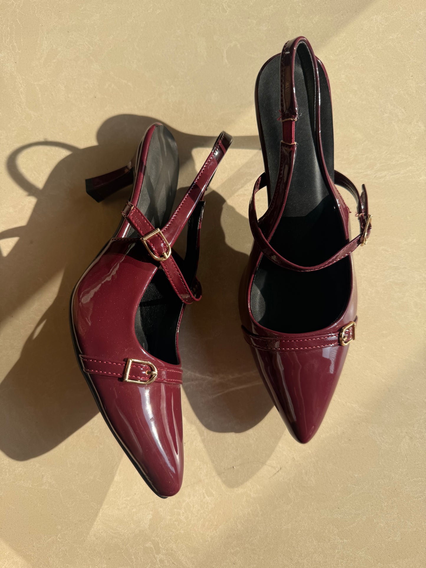 Valentina Heels (cherry)