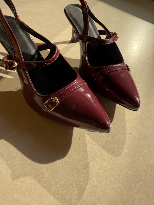 Valentina Heels (cherry)