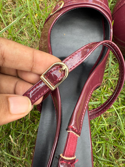 Valentina Heels (cherry)