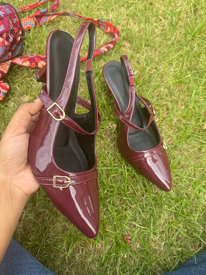 Valentina Heels (cherry)