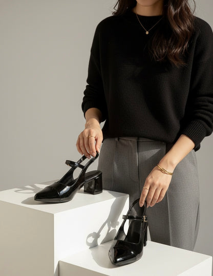 Charlotte heels(Black)