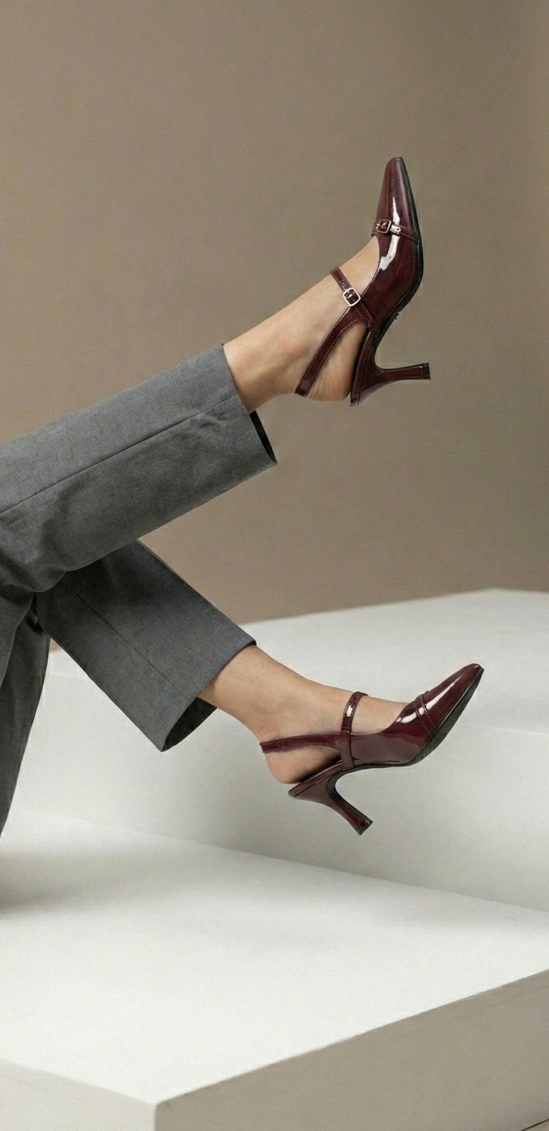 Valentina Heels (cherry)