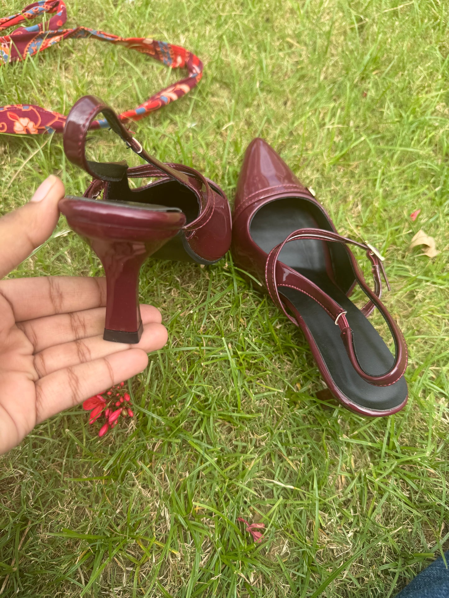 Valentina Heels (cherry)