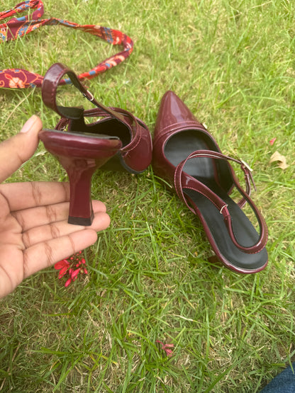 Valentina Heels (cherry)