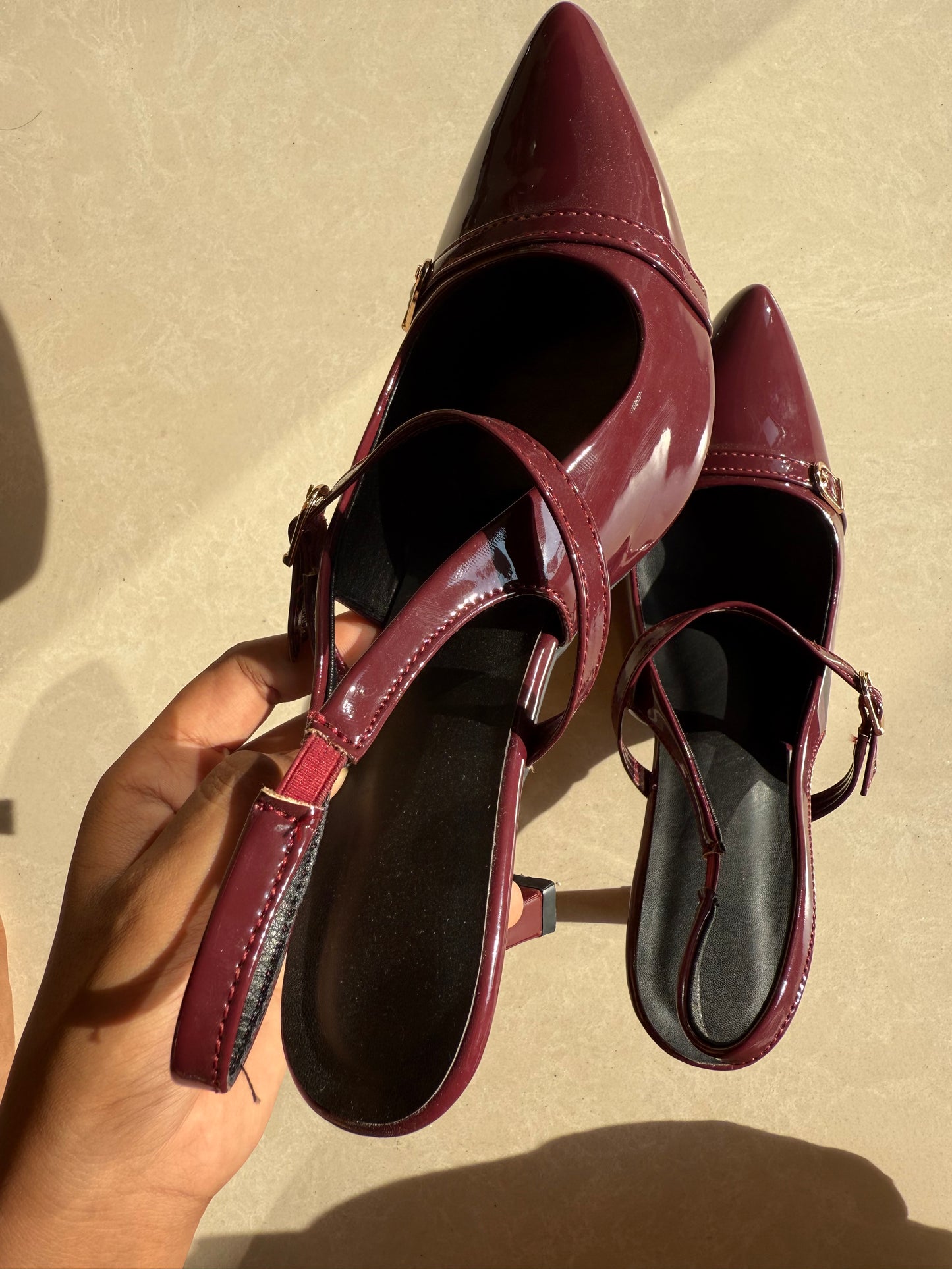 Valentina Heels (cherry)