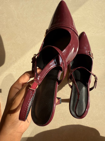 Valentina Heels (cherry)