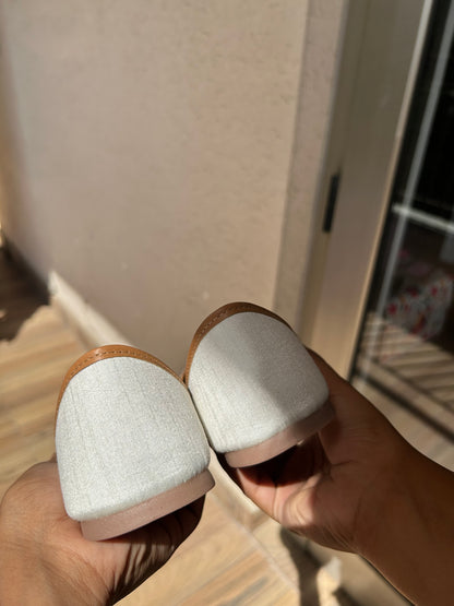 Chatpati white mirror Jutti